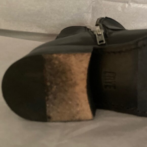 7.5 medium Frye gently used VICKI bootie with two logo buckles. - Picture 4 of 5